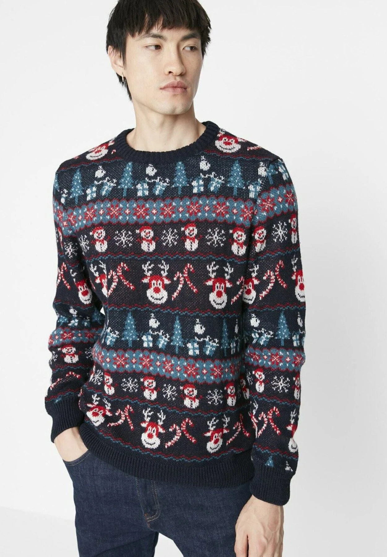 Trendyol Christmas - Jersey De Punto - Pink