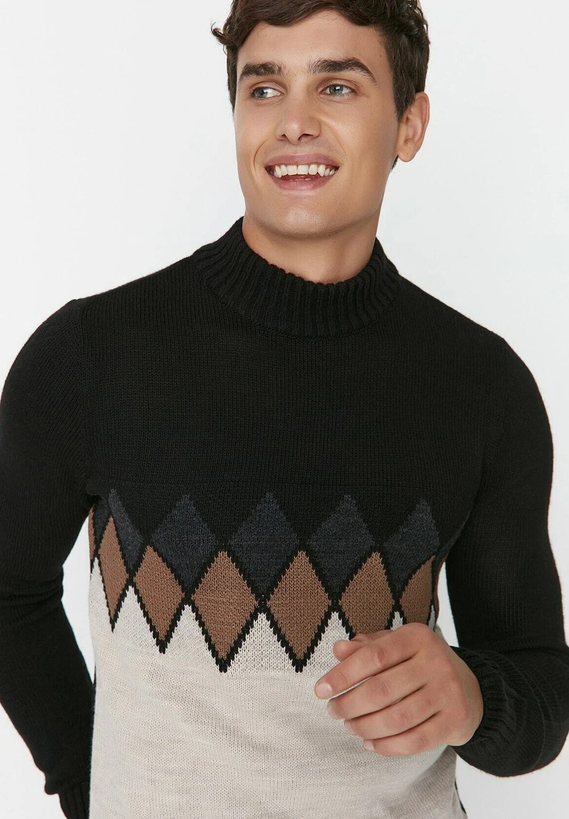 Trendyol Jersey De Punto - Black - Imagen 3