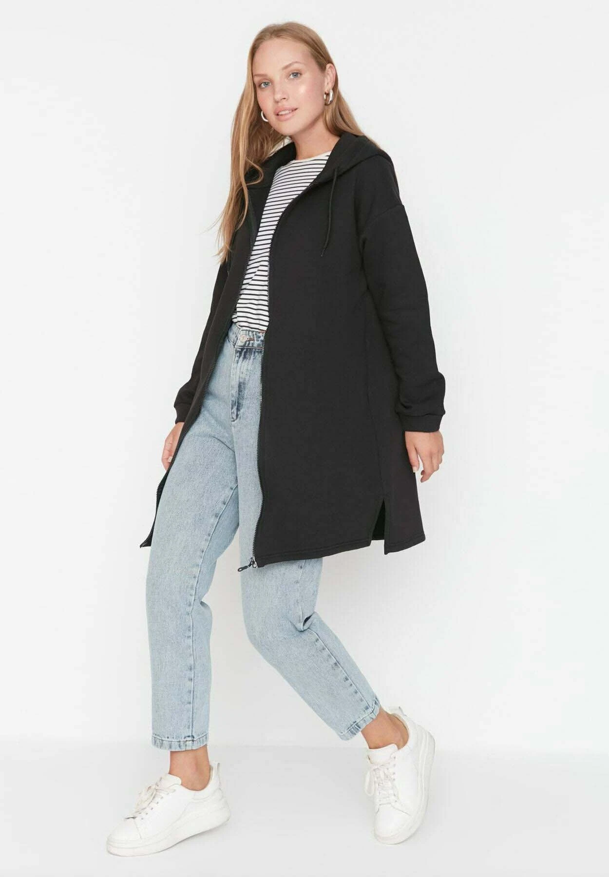 Sudadera Con Cremallera - Black - Imagen 2