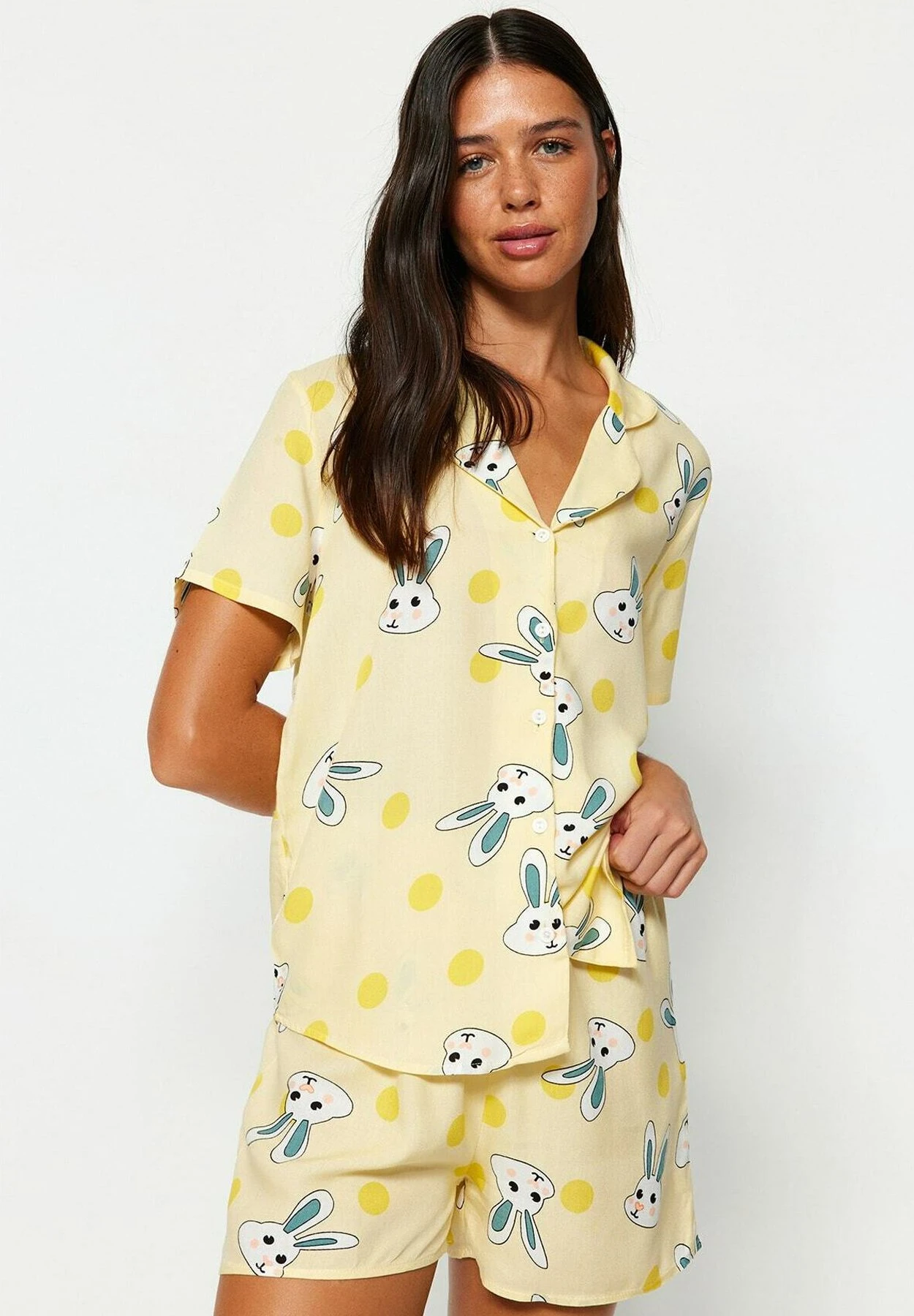 Trendyol Set - Pijama - Yellow - Imagen 6