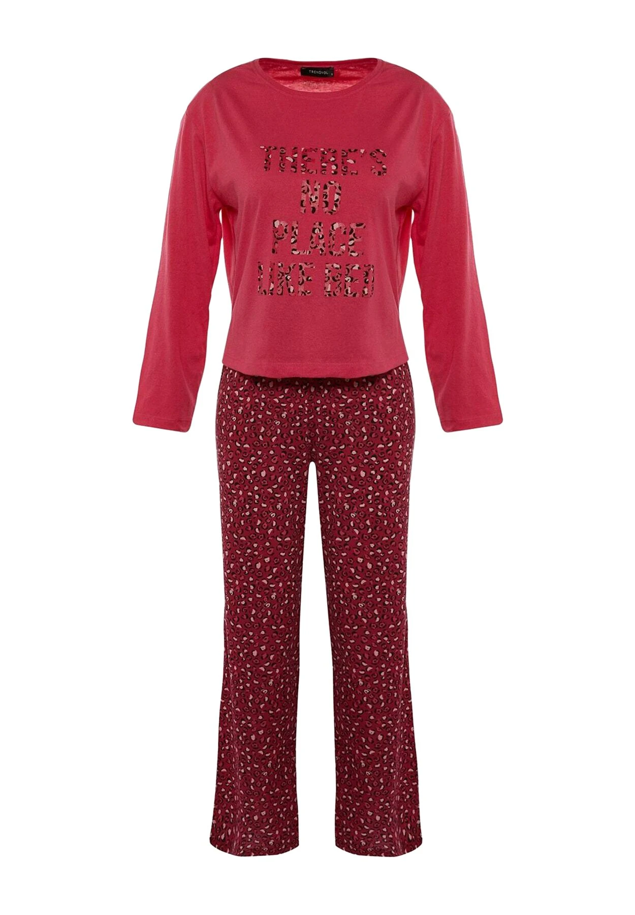 Trendyol Set - Pijama - Mottled Pink - Imagen 4