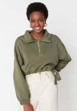 Trendyol Sudadera - Khaki