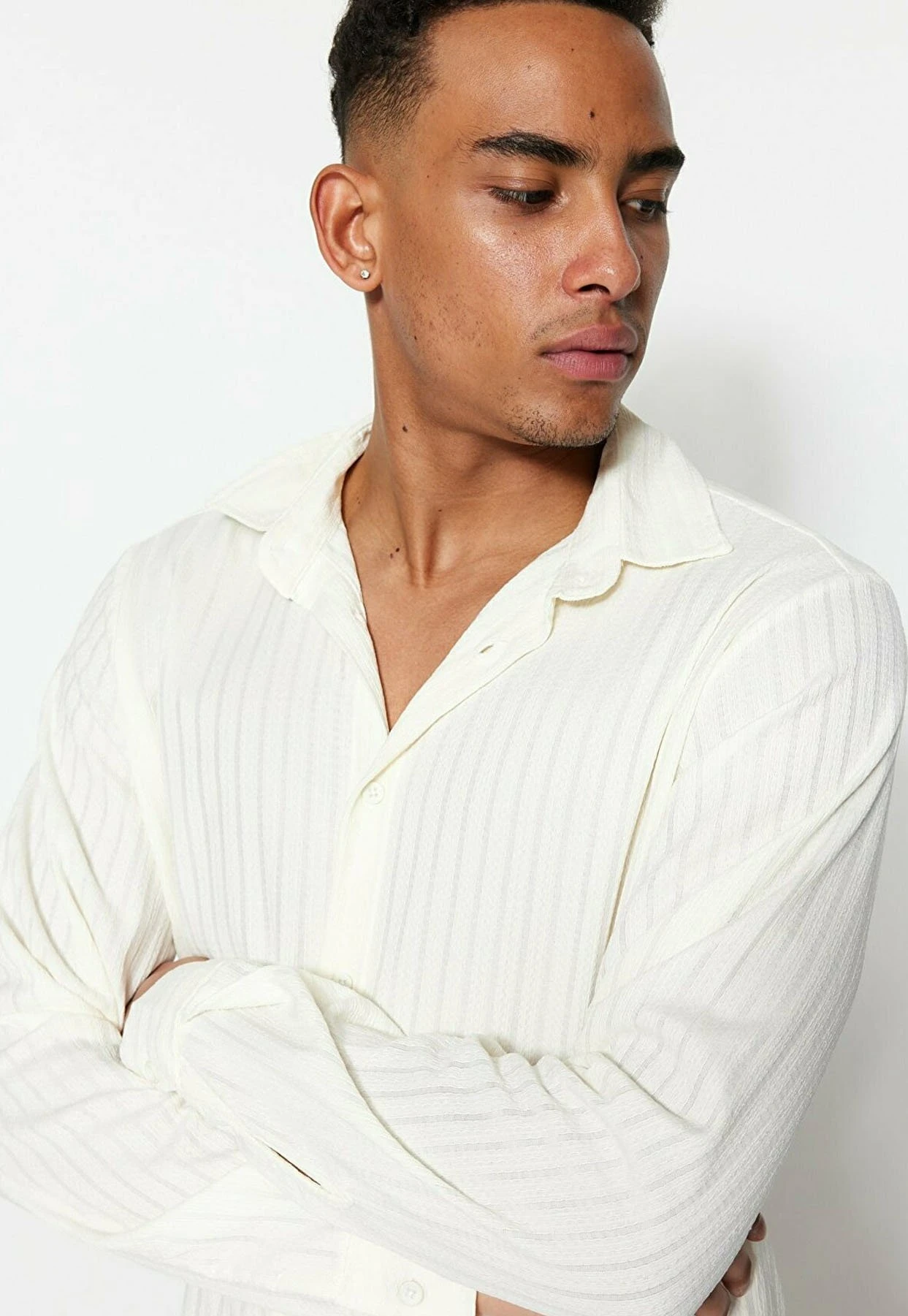 Trendyol Camisa - Cream - Imagen 4