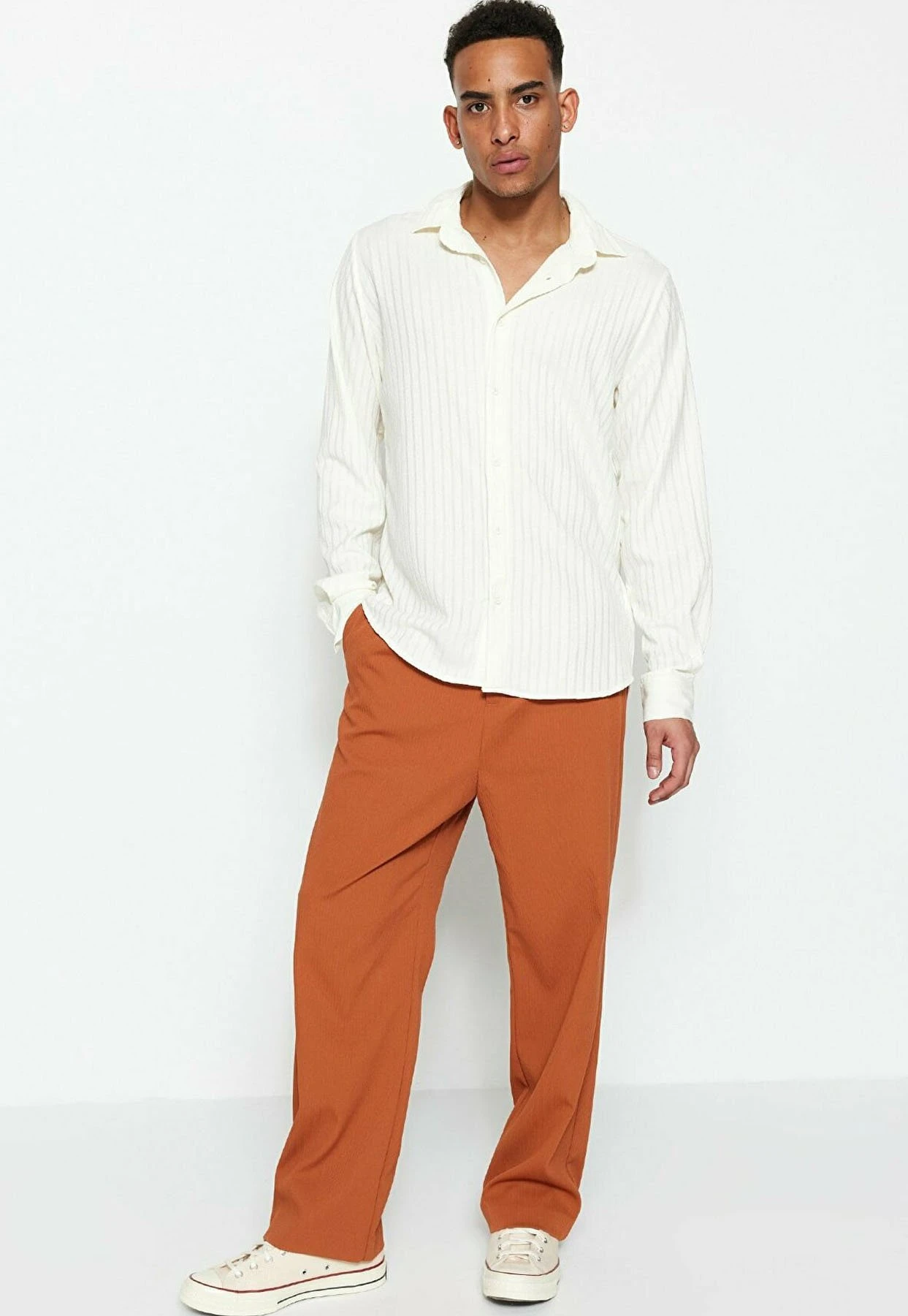 Trendyol Camisa - Cream - Imagen 2