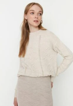 Trendyol Jersey De Punto - Beige