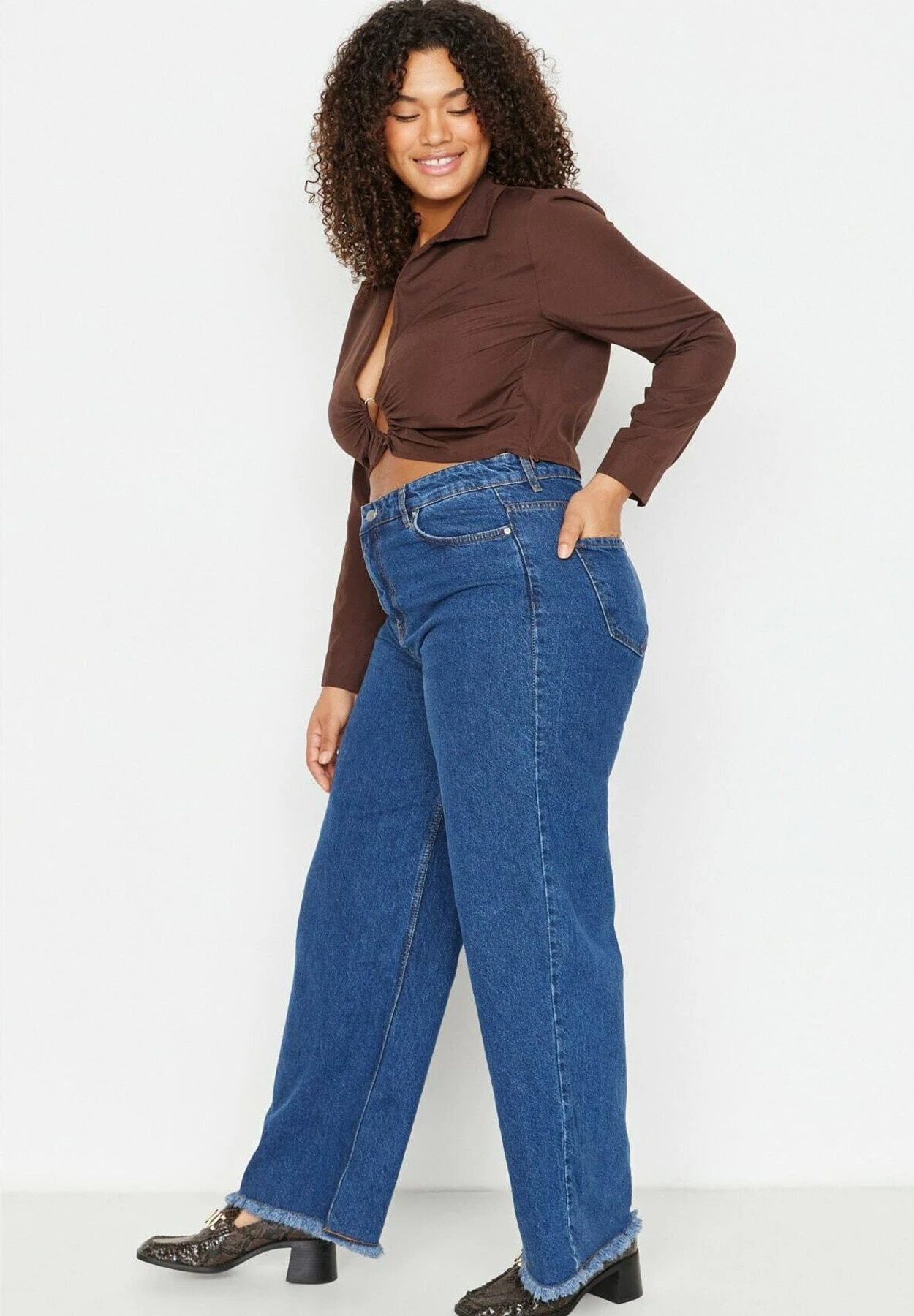 Plus Size- Vaqueros Rectos - Blue - Imagen 5