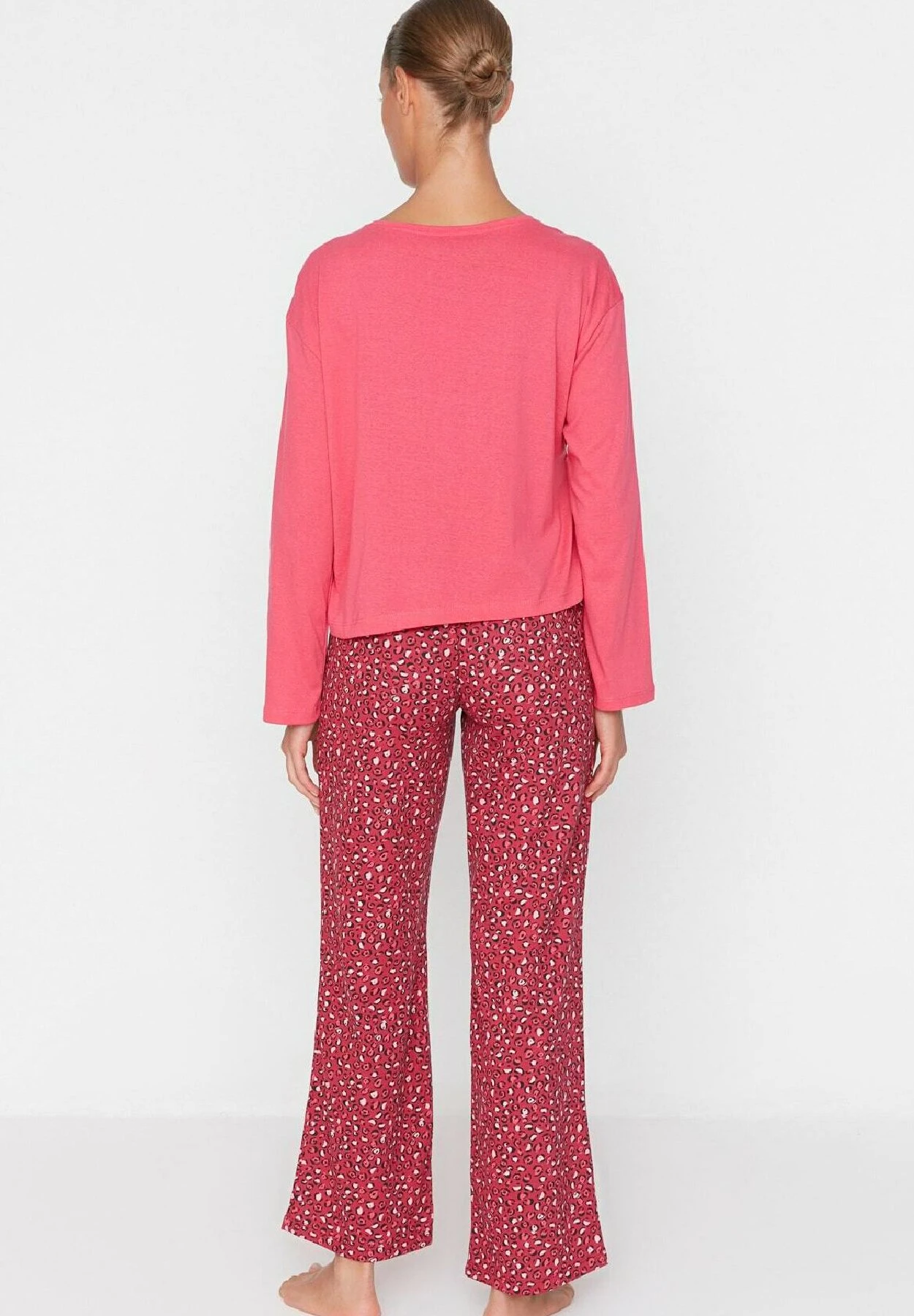 Trendyol Set - Pijama - Mottled Pink - Imagen 3