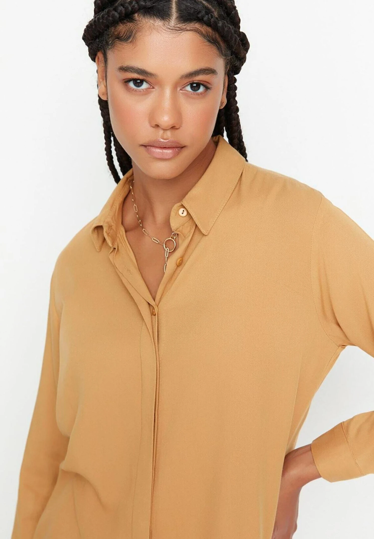 Trendyol Camisa - Brown - Imagen 4