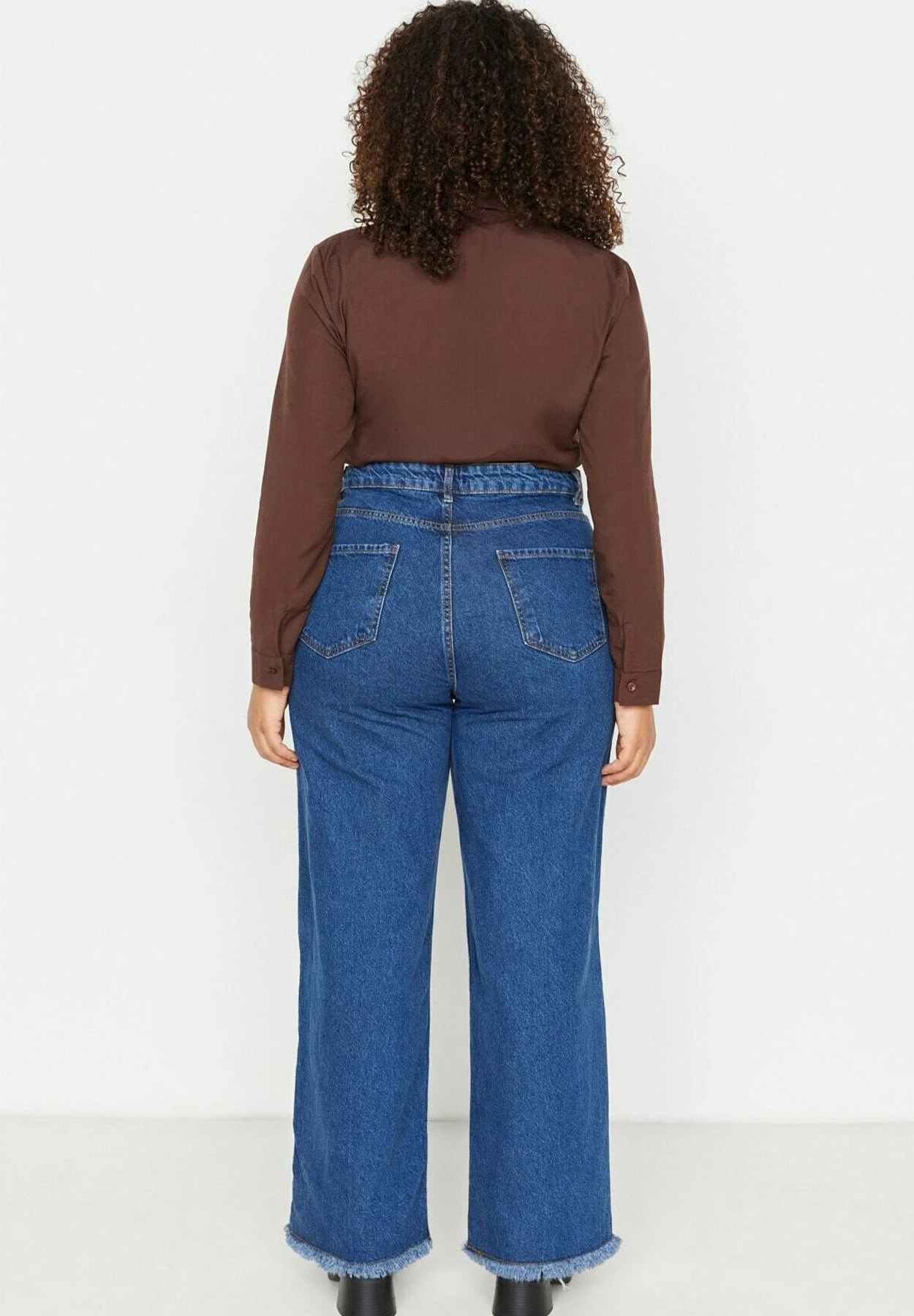 Plus Size- Vaqueros Rectos - Blue - Imagen 3