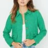 Trendyol Chaqueta Fina - Green