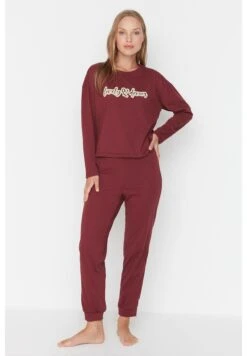 Trendyol Set - Pijama - Burgundy