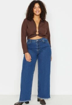 Plus Size- Vaqueros Rectos - Blue