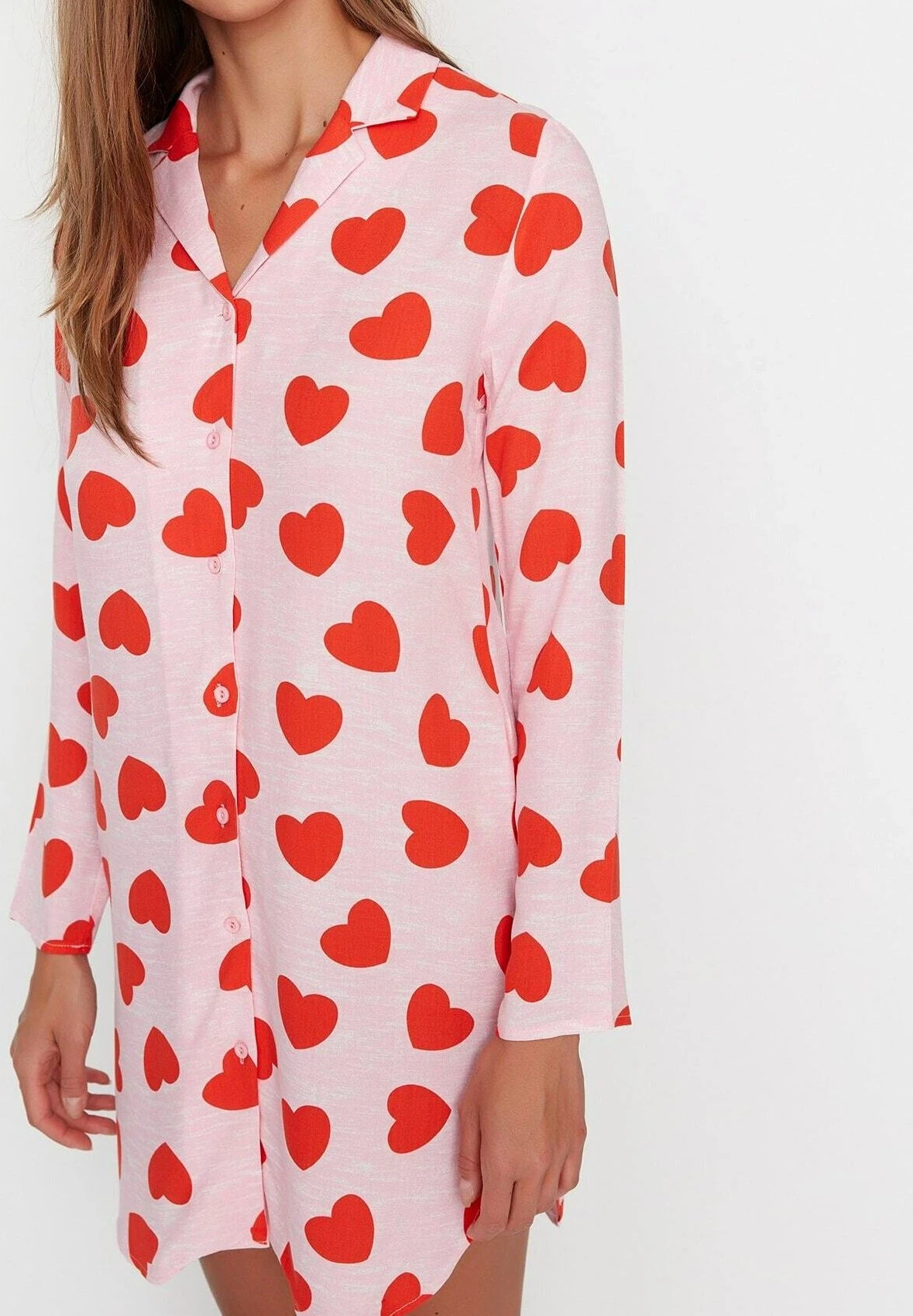 Trendyol Camisón - Red - Imagen 3