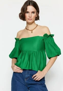 Trendyol Gewoontjes - Blusa - Green