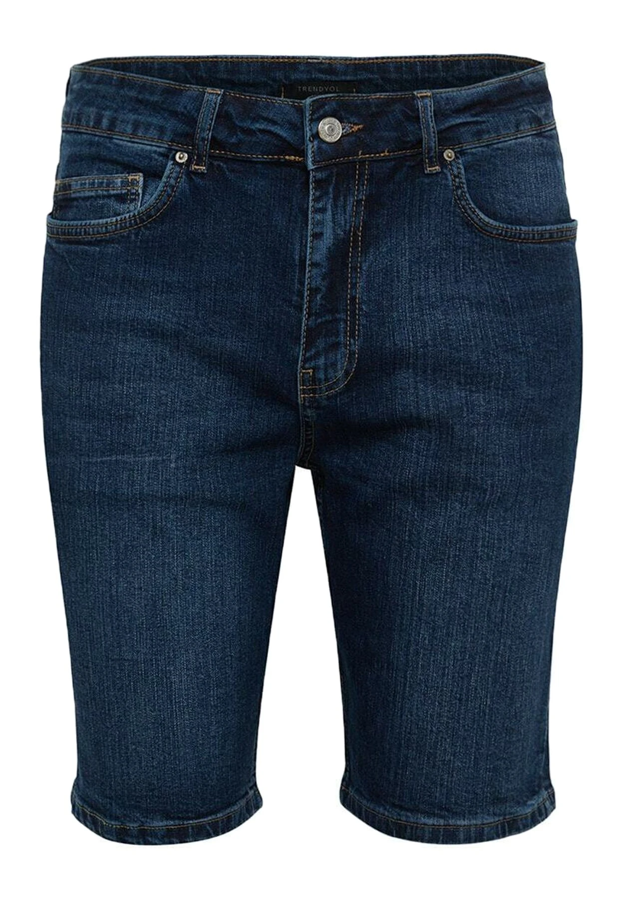 Trendyol Gewoontjes - Shorts Vaqueros - Navy Blue - Imagen 8