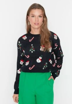 Trendyol Christmas - Jersey De Punto - Navy Blue