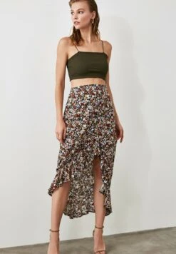 Trendyol Falda Acampanada - Multicolor