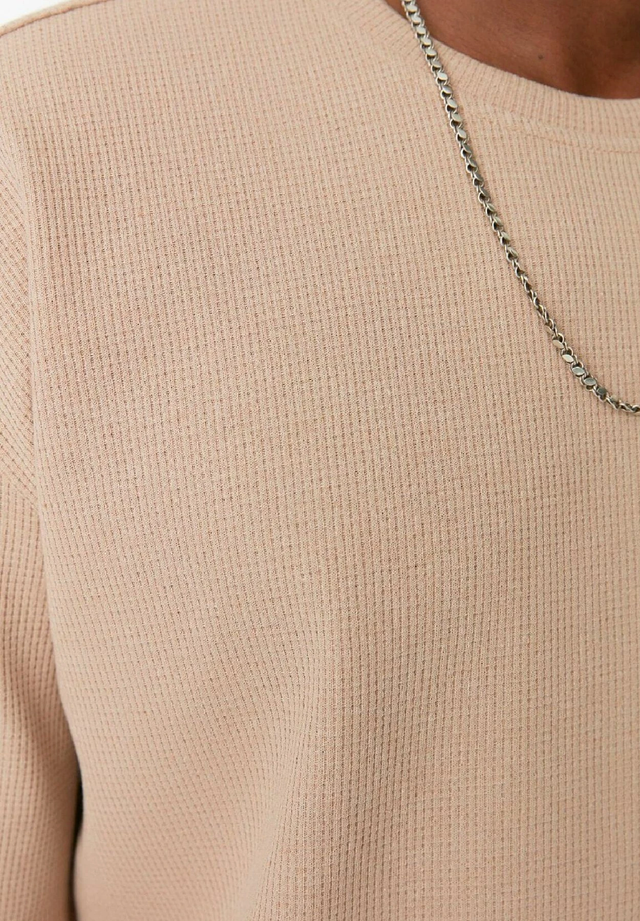 Trendyol Gewoontjes - Camiseta Básica - Camel - Imagen 5