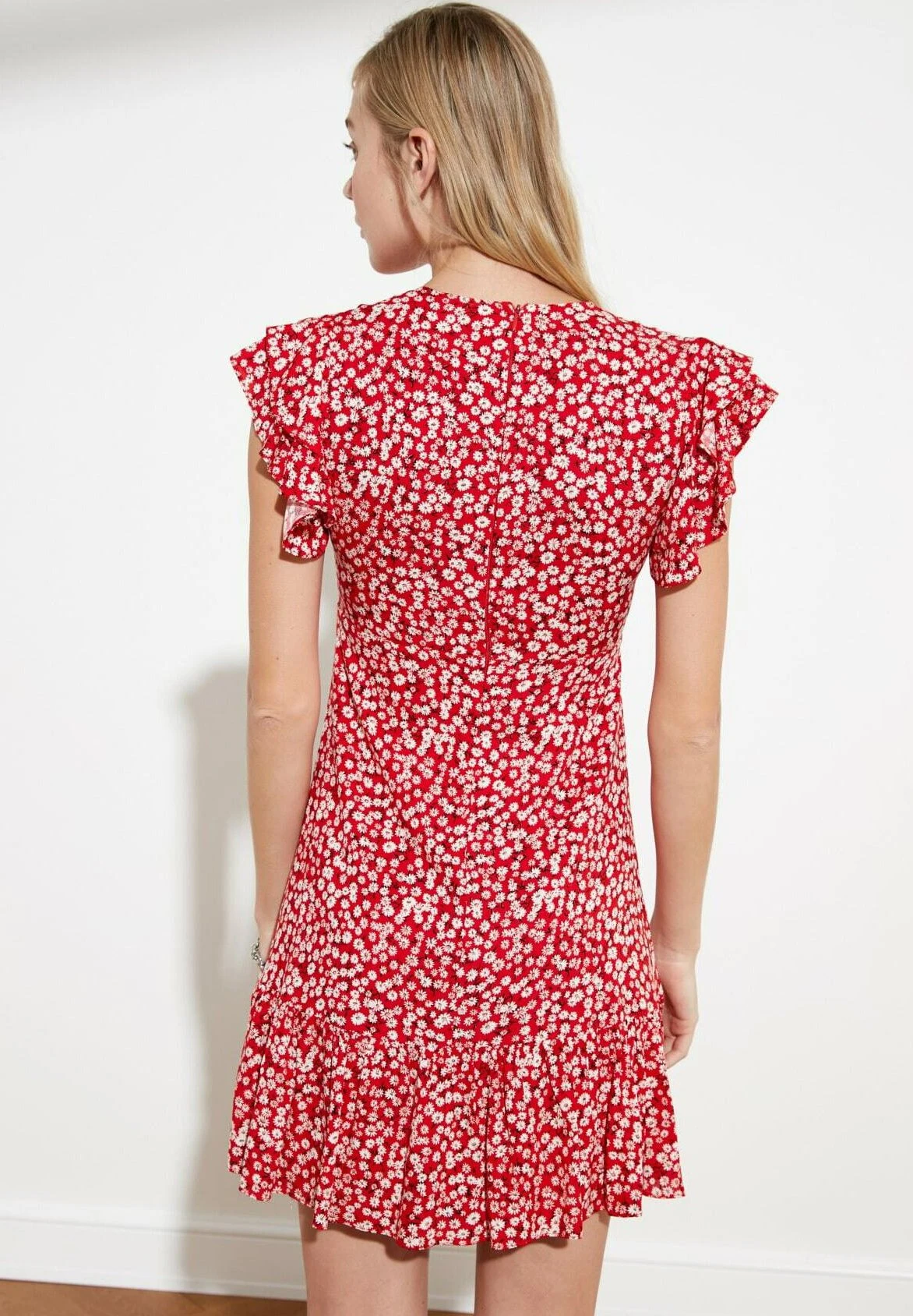 Trendyol Vestido Informal - Red - Imagen 2