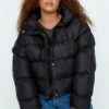 Plus Size- Chaqueta De Invierno - Black