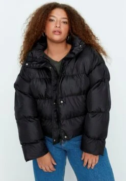 Plus Size- Chaqueta De Invierno - Black