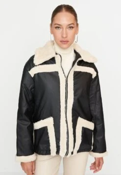 Trendyol Chaqueta De Cuero - Black