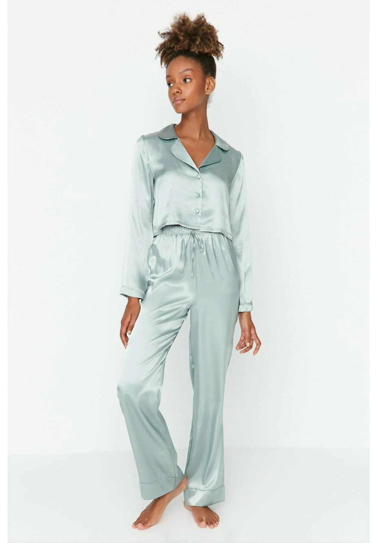 Trendyol Set - Pijama - Gray - Imagen 2