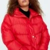Plus Size- Chaqueta De Invierno - Red