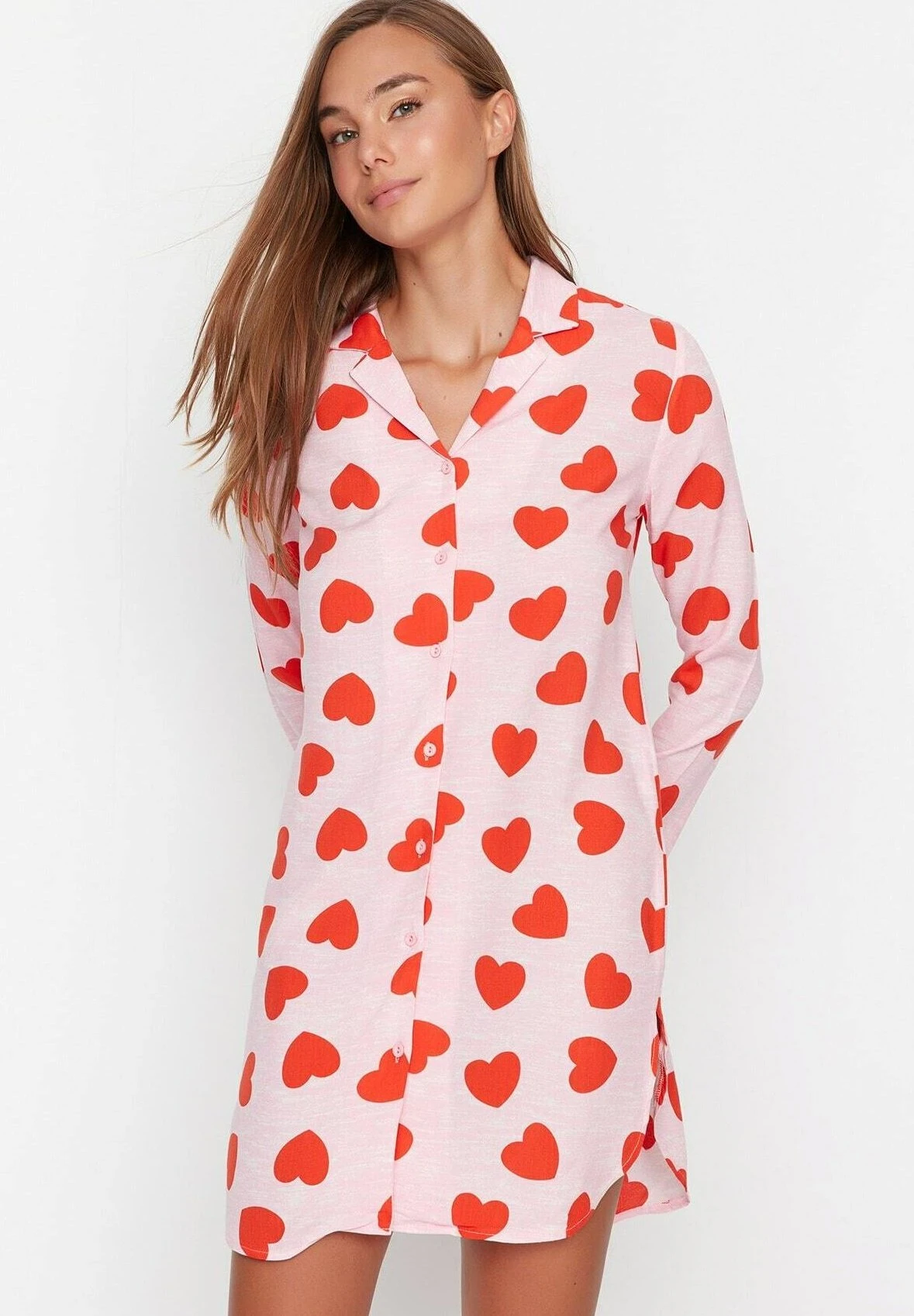 Trendyol Camisón - Red - Imagen 4