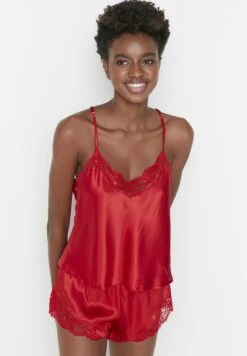 Trendyol Set - Pijama - Red