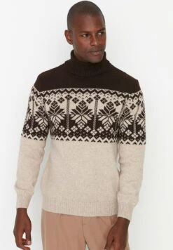 Trendyol Parent 123199787 - Jersey De Punto - Brown