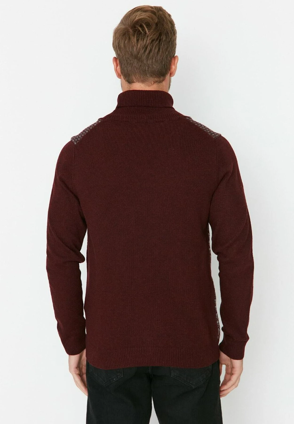 Trendyol Jersey De Punto - Burgundy - Imagen 2