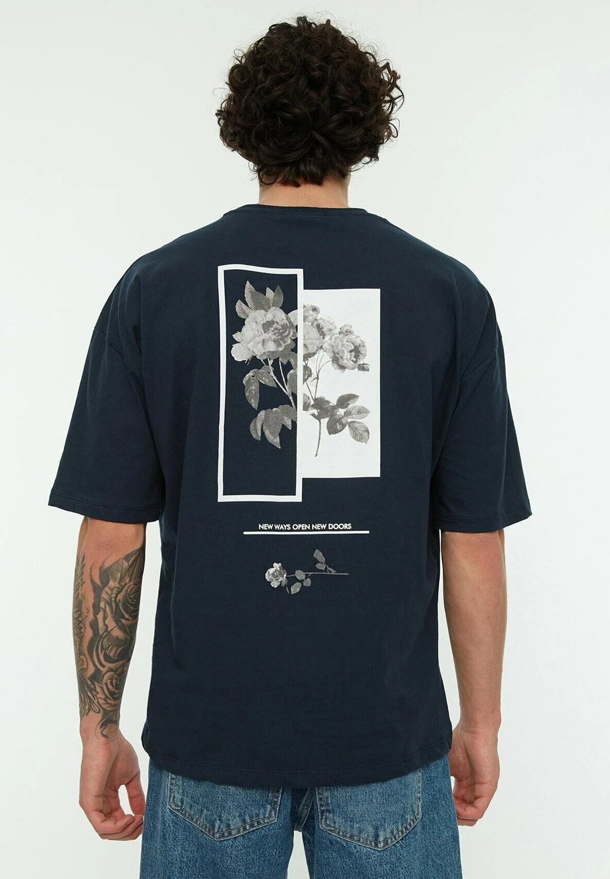 Trendyol Parent - Camiseta Estampada - Navy Blue