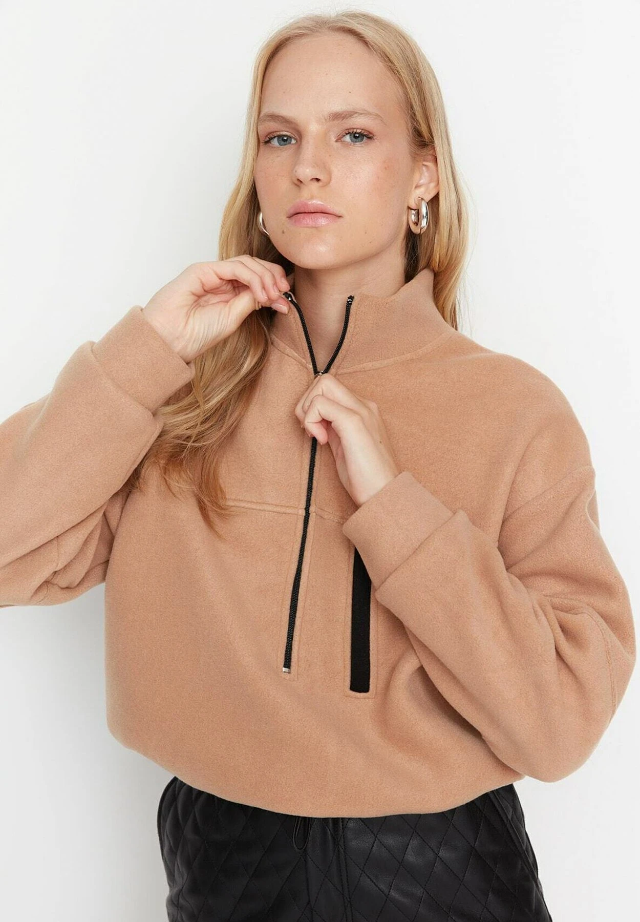 Trendyol Sudadera - Navy Blue - Imagen 4