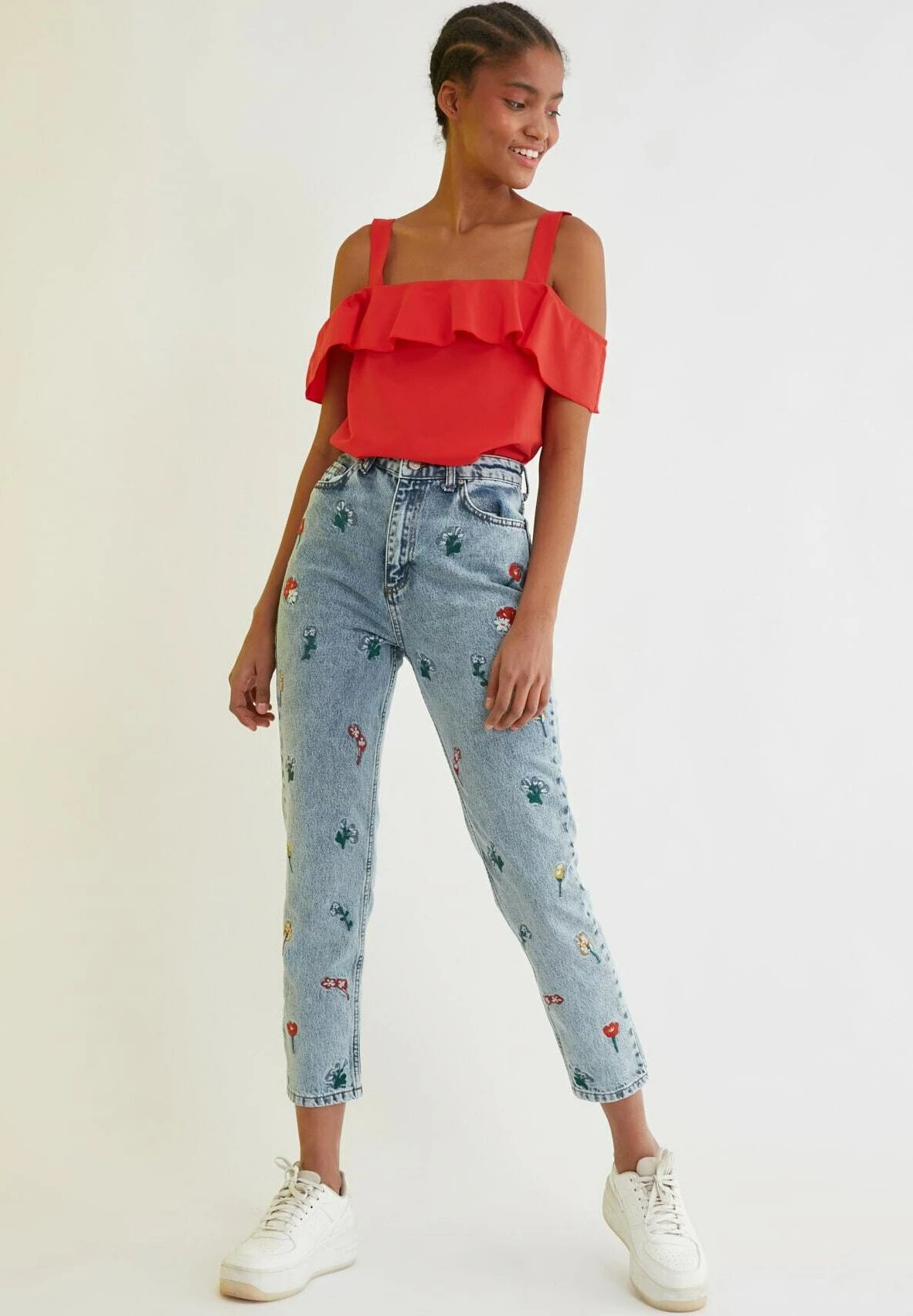 Trendyol Vaqueros Slim Fit - Blue - Imagen 5