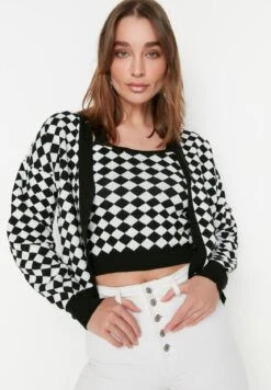 Trendyol Set - Chaqueta De Punto - Black