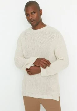 Trendyol Jersey De Punto - Beige