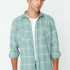 Trendyol Camisa - Turquoise
