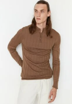 Trendyol Jersey De Punto - Brown