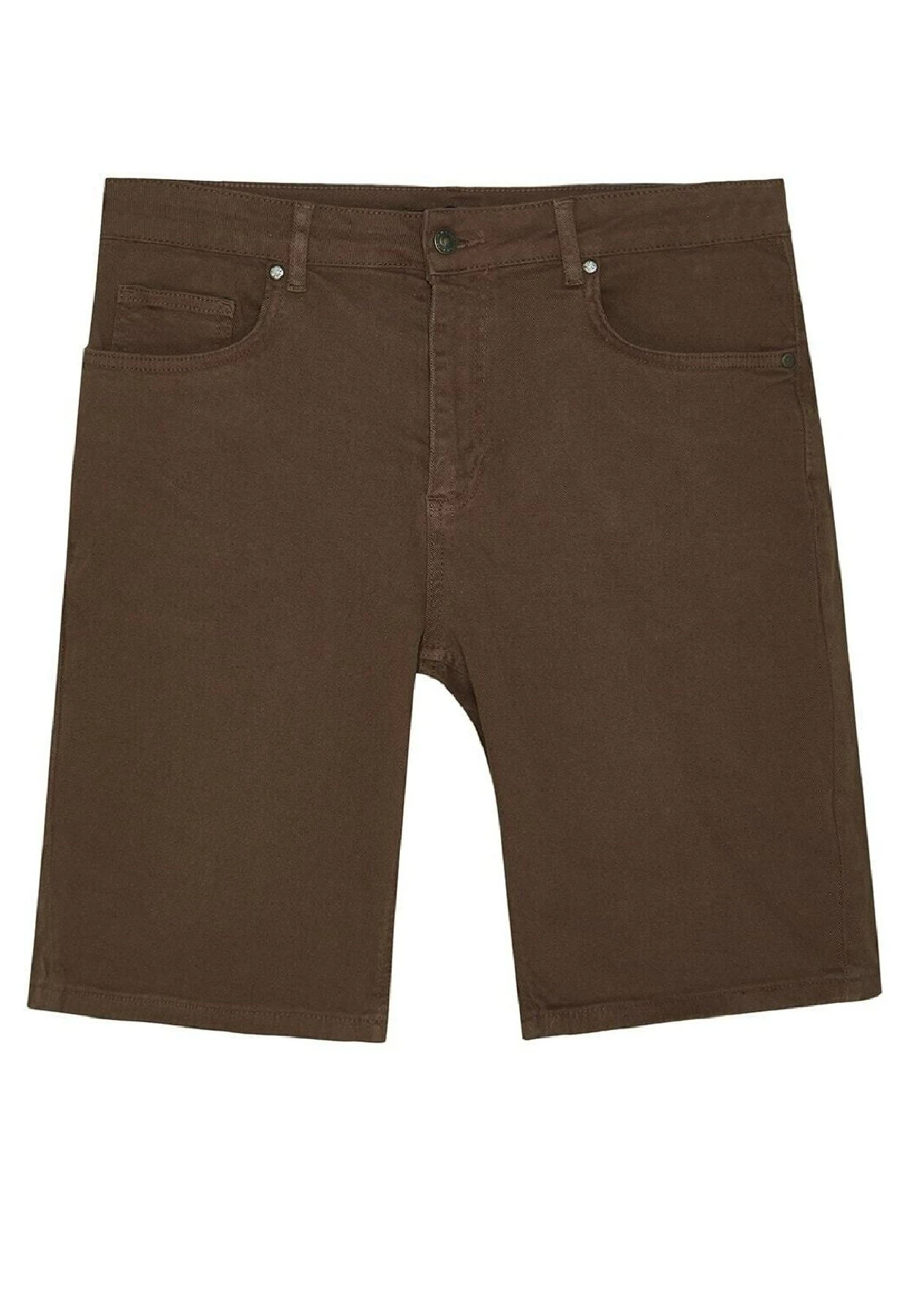 Trendyol Gewoontjes - Shorts Vaqueros - Brown - Imagen 8