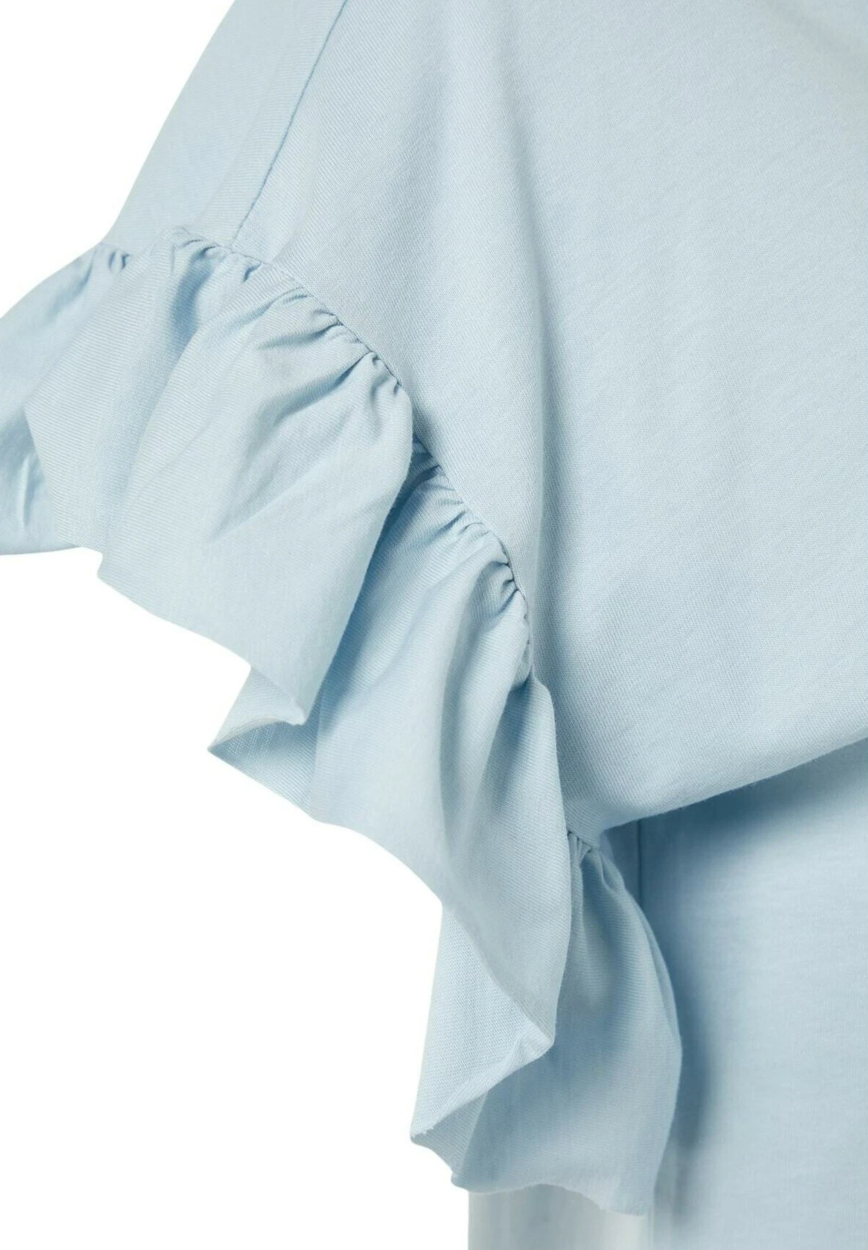 Trendyol Gewoontjes - Camiseta Básica - Light Blue - Imagen 7