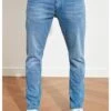 Trendyol Vaqueros Slim Fit - Navy Blue
