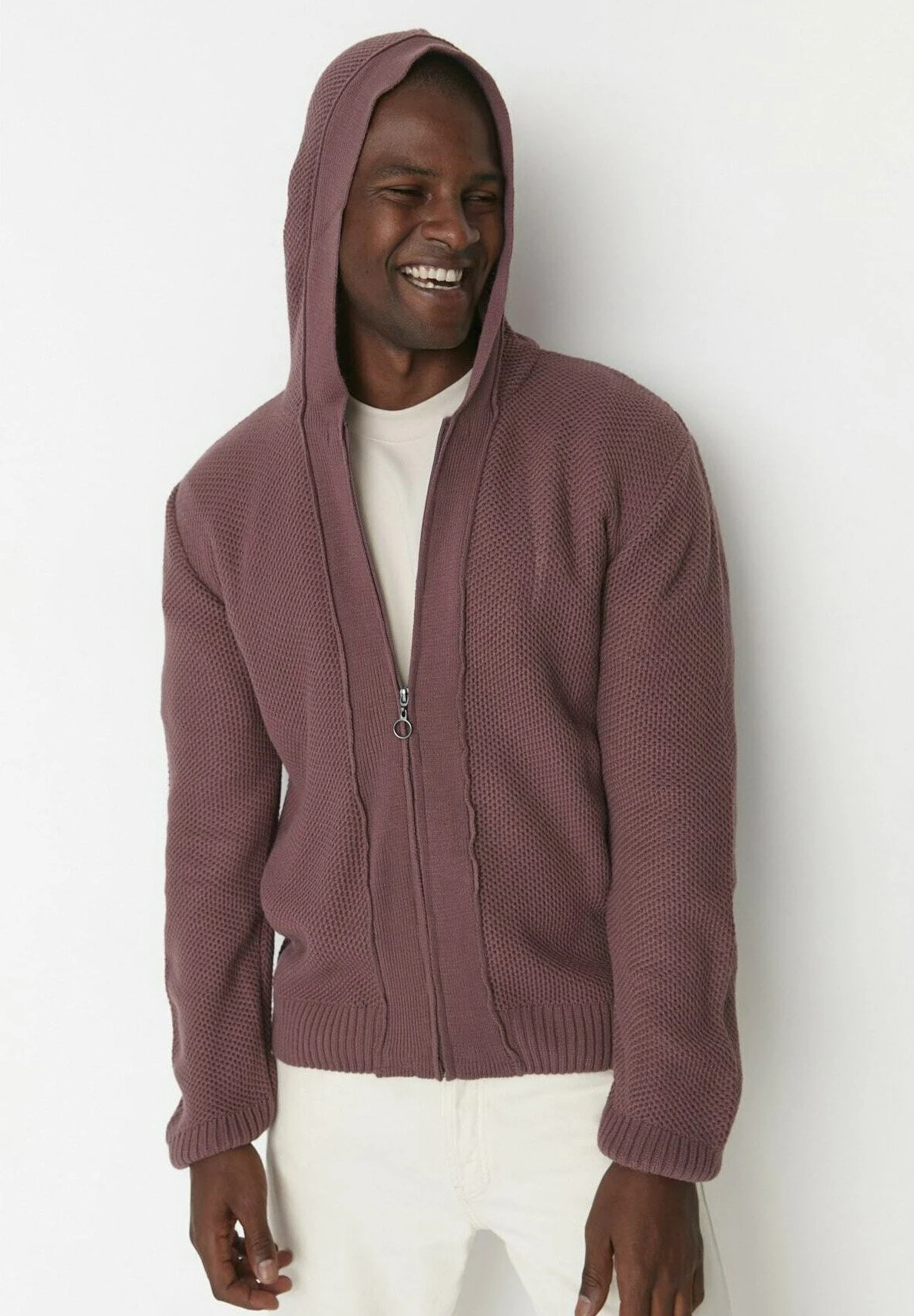 Trendyol Chaqueta De Punto - Pink - Imagen 4