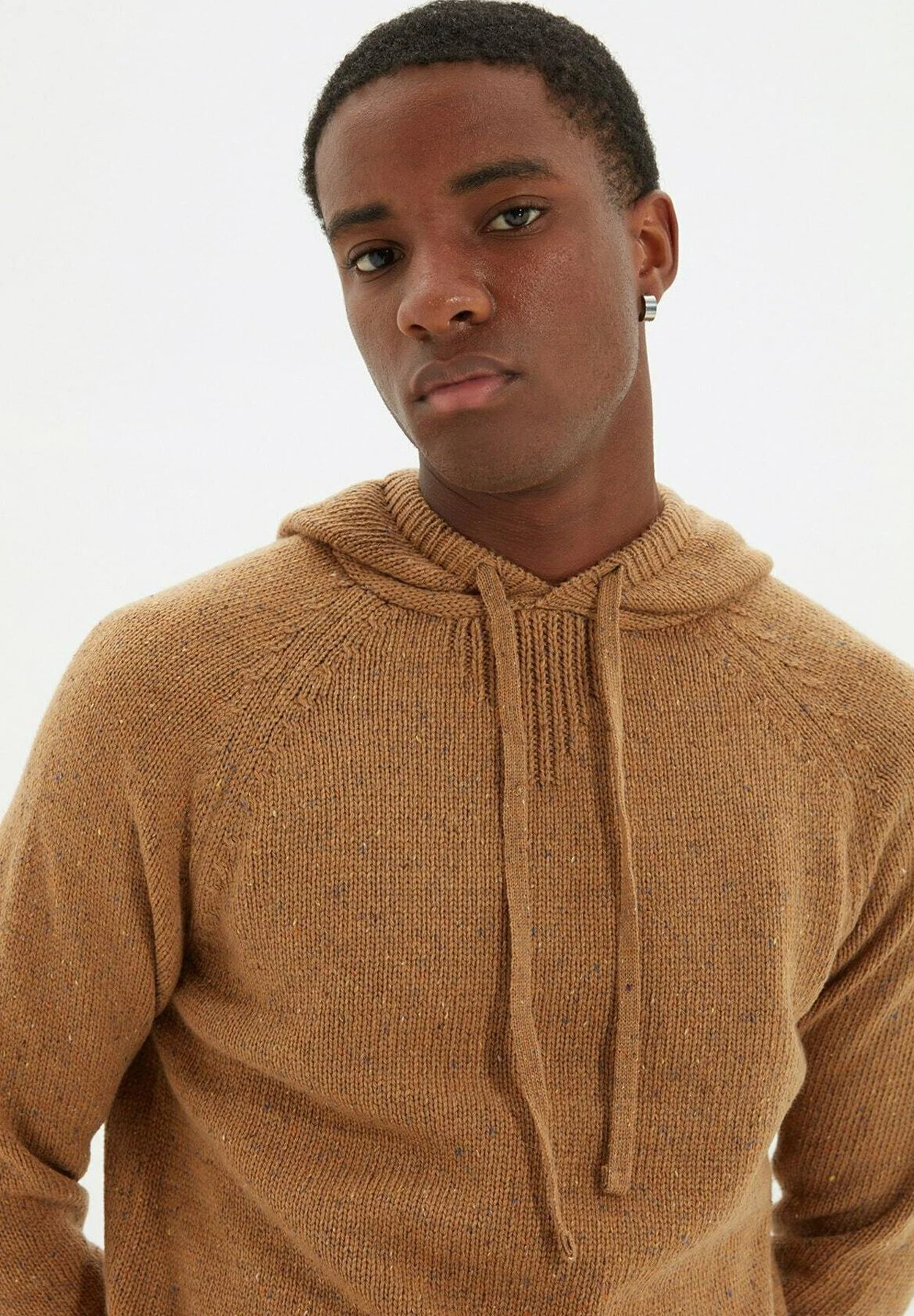 Trendyol Jersey Con Capucha - Brown - Imagen 4