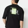 Trendyol Camiseta Estampada - Black