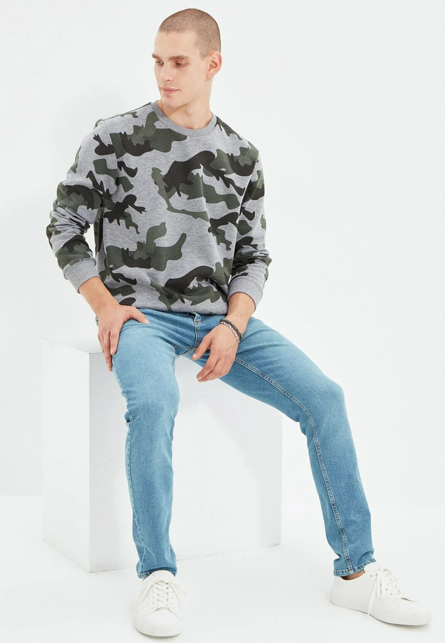 Trendyol Vaqueros Rectos - Blue - Imagen 4