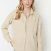 Trendyol Camisa - Beige