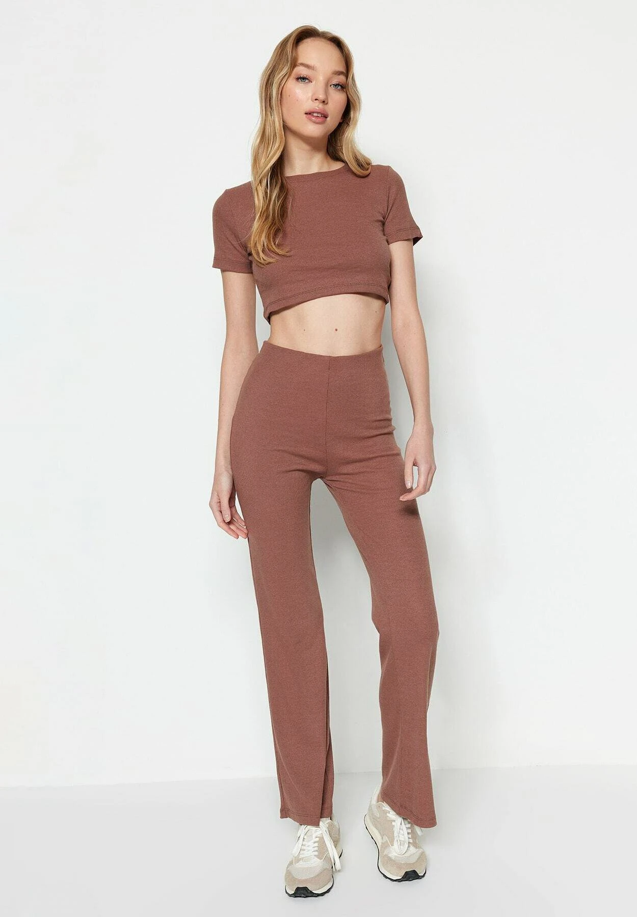 Trendyol Parent - Pantalones - Mottled Brown