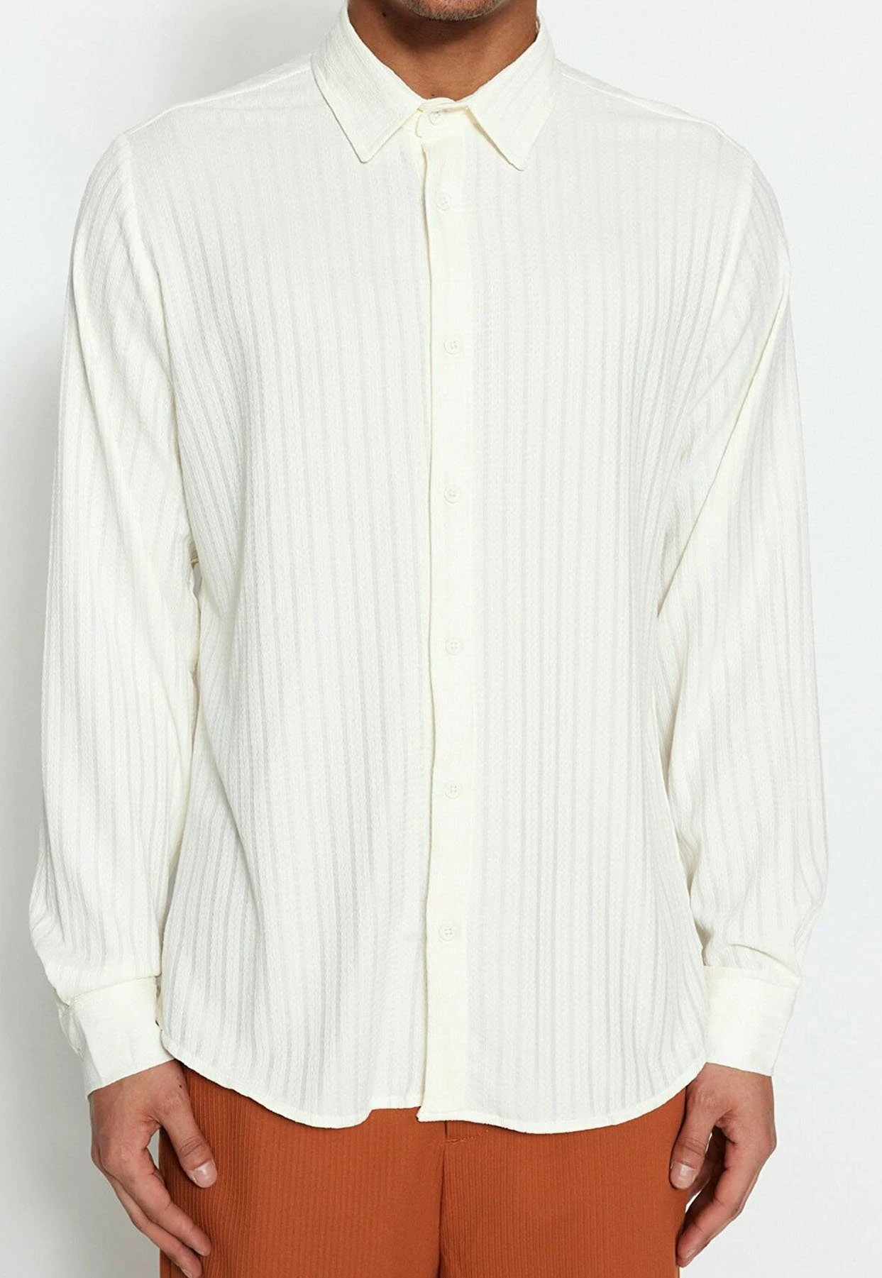 Trendyol Camisa - Cream