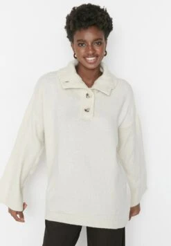 Trendyol Jersey De Punto - Ecru